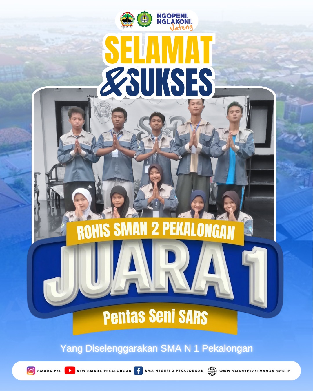 JUARA 1 PENTAS SENI SARS